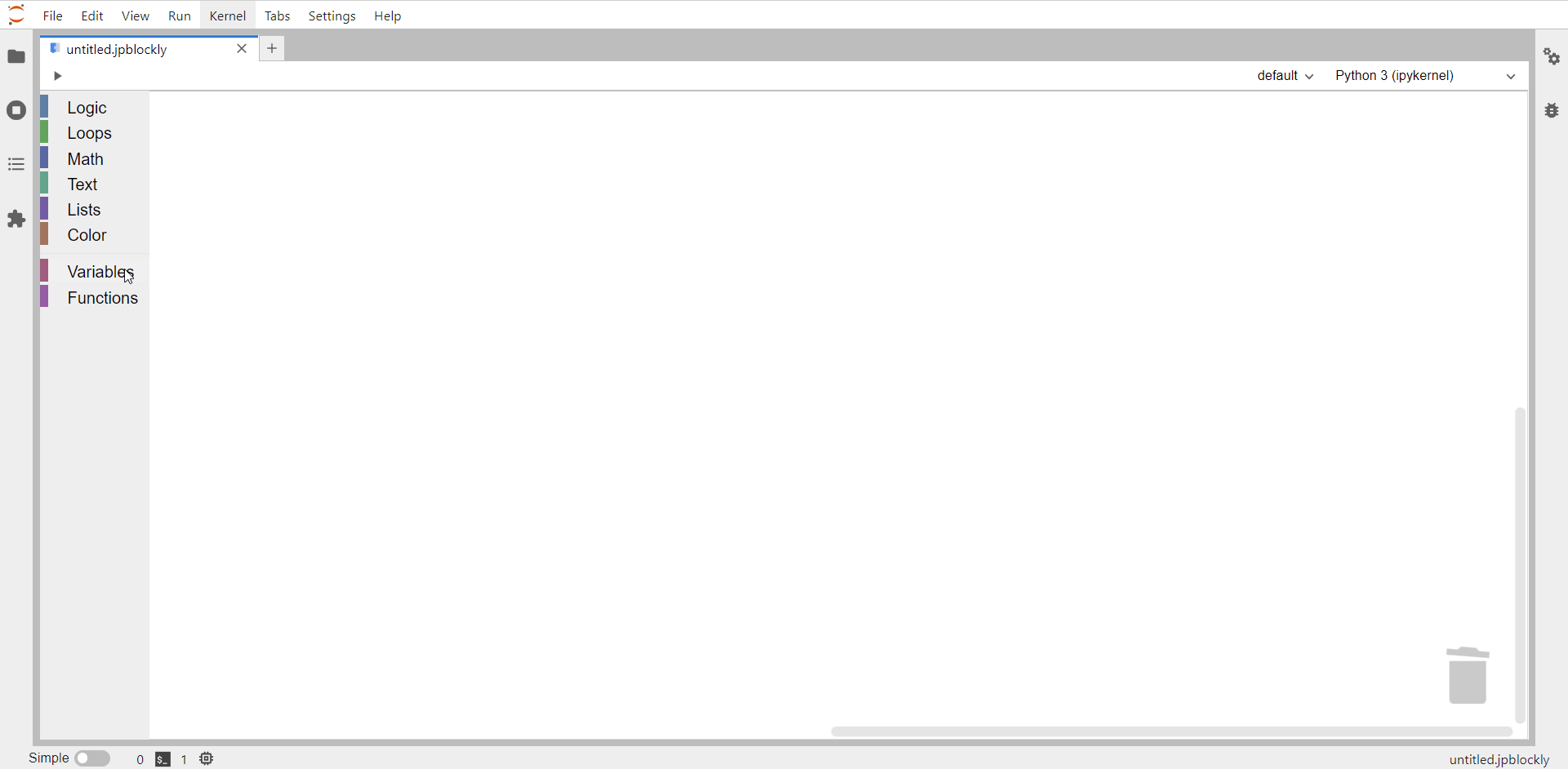 Creating a variable